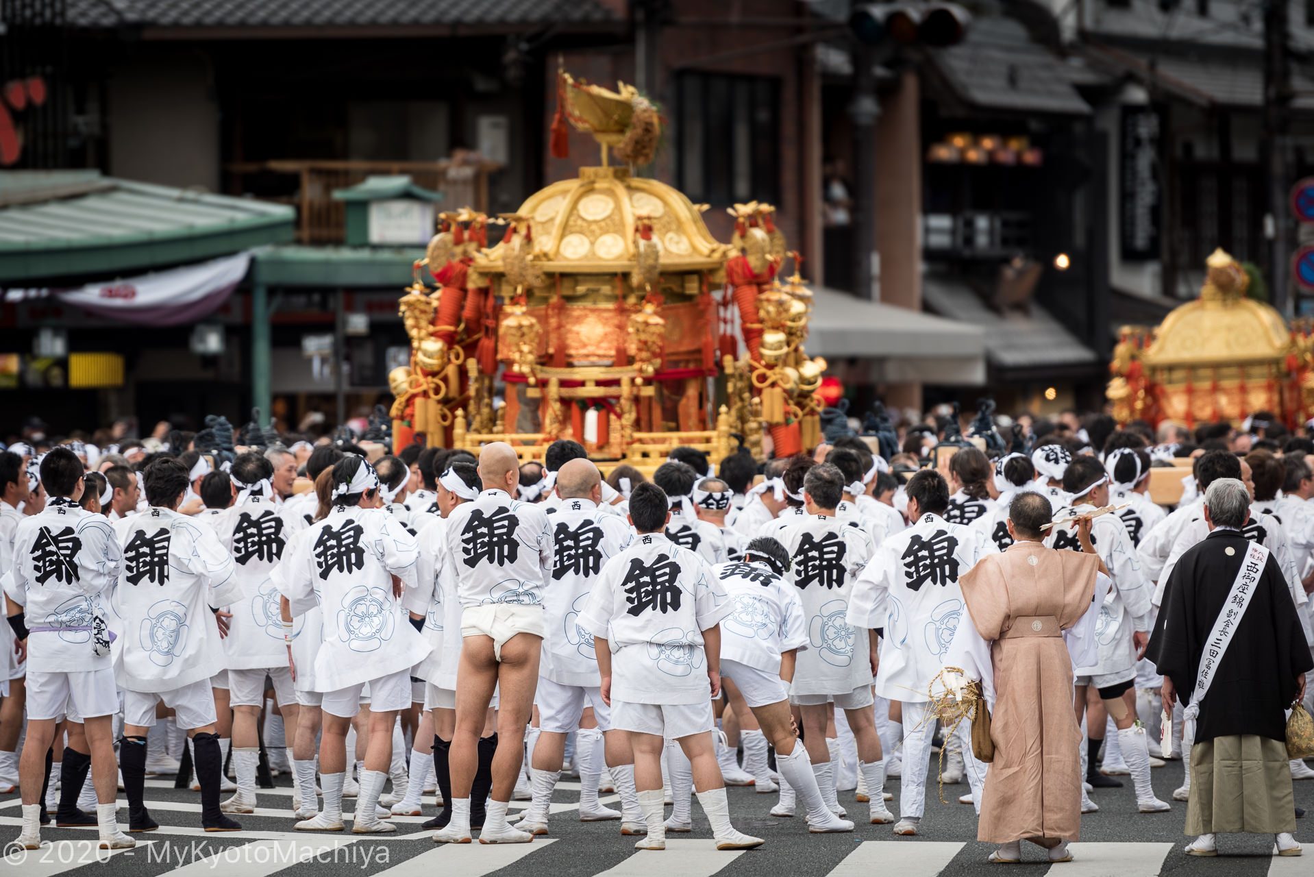 Shinko-sai Ceremony, a Mikoshi Procession, during the Gion Matsu
