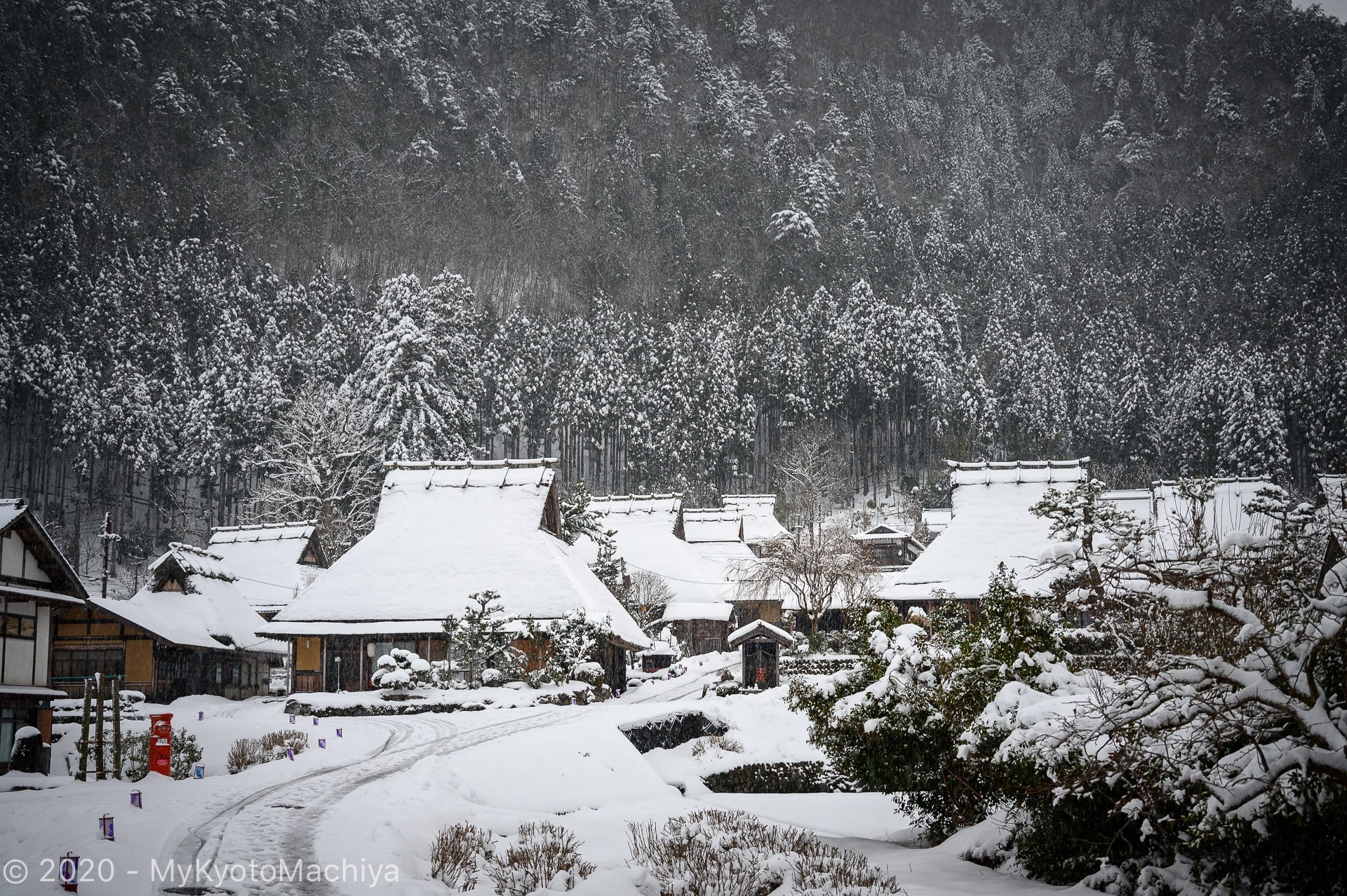Miyama under snow, Kyoto