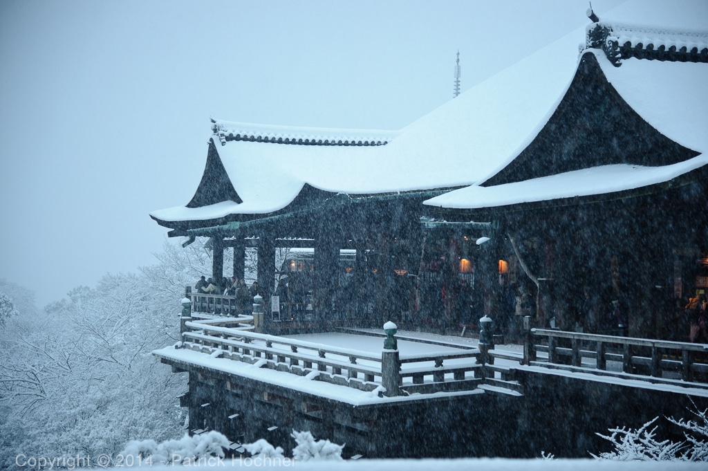 Kiyomizu-Dera under snow - My Kyoto Machiya